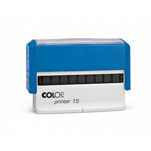 COLOP Printer 15 kék önfestékező szövegbélyegző - 3 sor