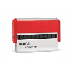 COLOP Printer 15 piros önfestékező szövegbélyegző - 3 sor