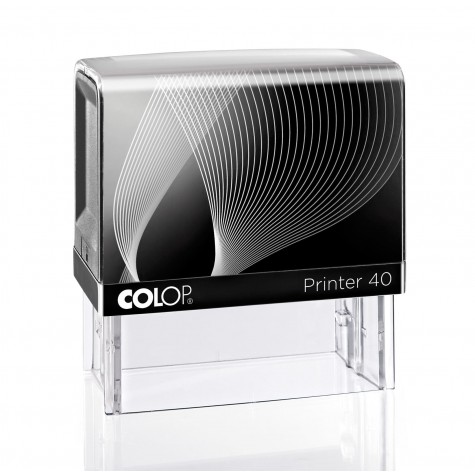 COLOP Printer IQ 40 fekete önfestékező szövegbélyegző - 6 sor