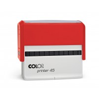 COLOP Printer 45 piros önfestékező szövegbélyegző - 7 sor