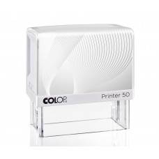 COLOP Printer IQ 50 fehér önfestékező szövegbélyegző - 8 sor