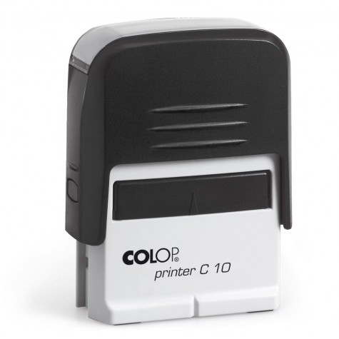 COLOP Printer C 10 fekete önfestékező szövegbélyegző - 3 sor