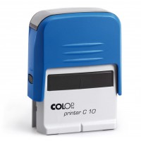 COLOP Printer C 10 kék önfestékező szövegbélyegző - 3 sor