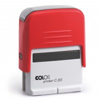 COLOP Printer C 20 piros önfestékező szövegbélyegző - 4 sor