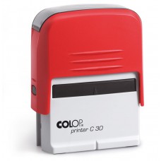 COLOP Printer C 30 piros önfestékező szövegbélyegző - 5 sor