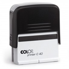 COLOP Printer C 40 fekete önfestékező szövegbélyegző - 6 sor