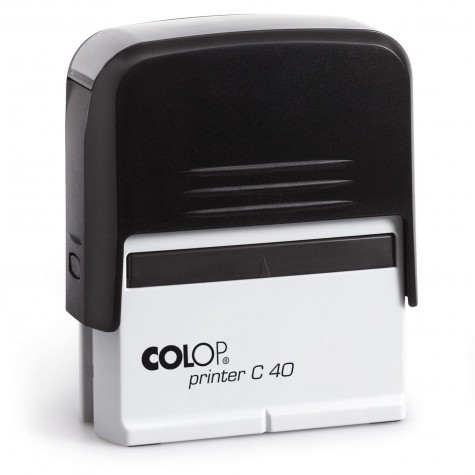 COLOP Printer C 40 fekete önfestékező szövegbélyegző - 6 sor