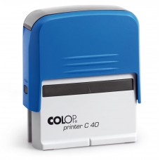 COLOP Printer C 40 kék önfestékező szövegbélyegző - 6 sor