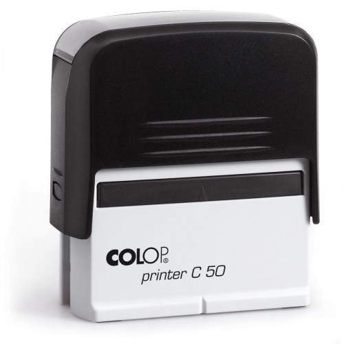 COLOP Printer C 50 fekete önfestékező szövegbélyegző - 8 sor