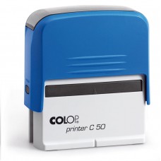 COLOP Printer C 50 kék önfestékező szövegbélyegző - 8 sor