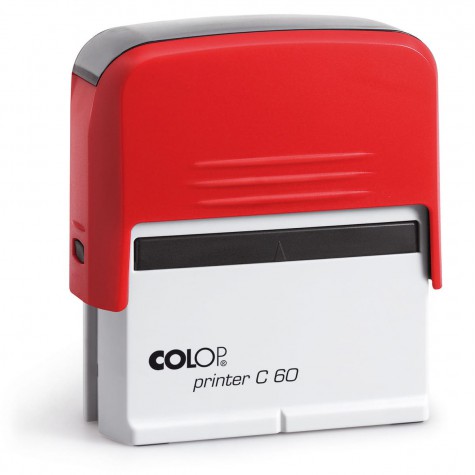 COLOP Printer C 60 piros önfestékező szövegbélyegző - 10 sor