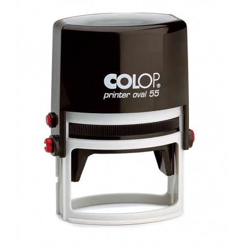 COLOP Printer Ovál 55 fekete önfestékező szövegbélyegző