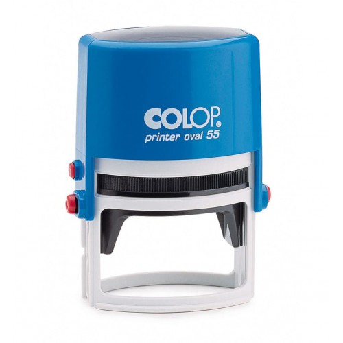 COLOP Printer Ovál 55 kék önfestékező szövegbélyegző