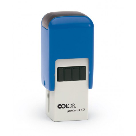 COLOP Printer Q 12 kék önfestékező szövegbélyegző - 4 sor