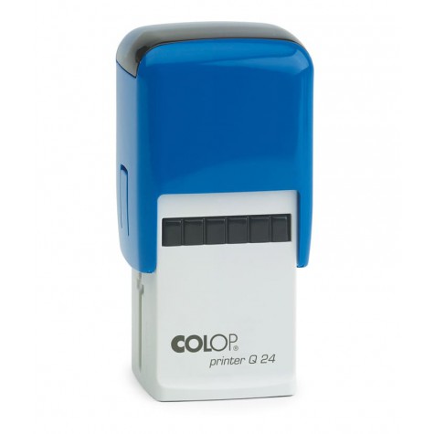 COLOP Printer Q 24 kék önfestékező szövegbélyegző - 7 sor