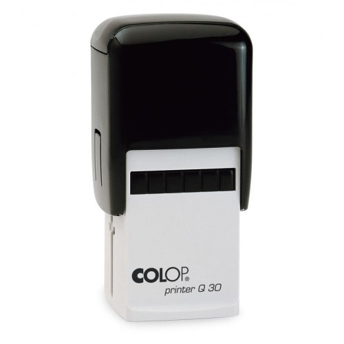 COLOP Printer Q 30 fekete önfestékező szövegbélyegző - 8 sor