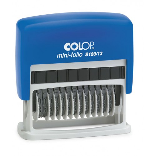 COLOP S 120/13 kék önfestékező számbélyegző