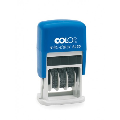 COLOP S 120 Mini Dátum kék önfestékező dátumbélyegző