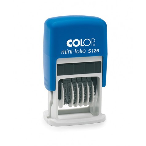 COLOP S 126 kék önfestékező számbélyegző