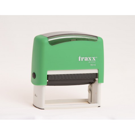 Traxx 9015 zöld önfestékező szövegbélyegző - 8 sor